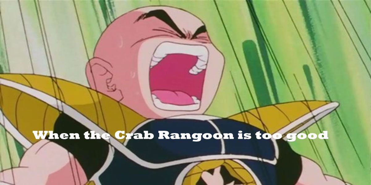 Crab rangoons krillin