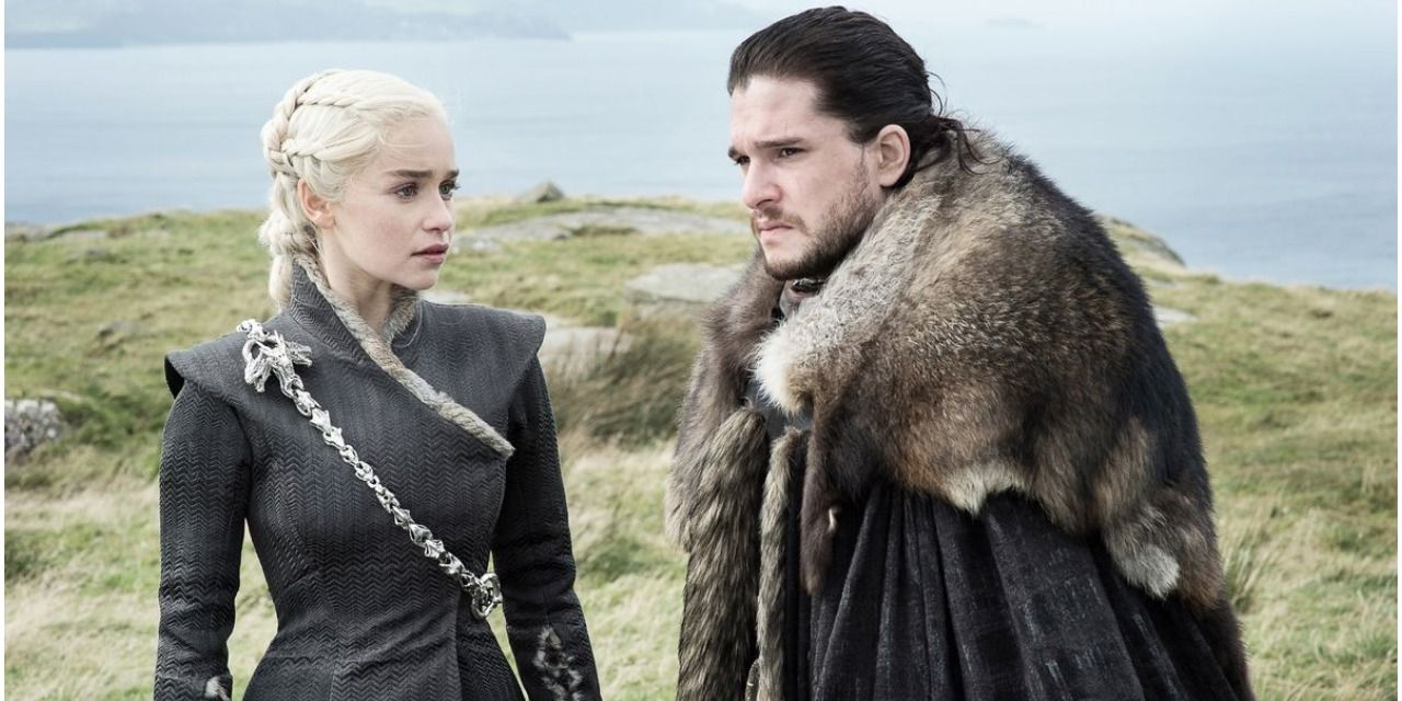Daenerys and Jon together in Game of Thrones