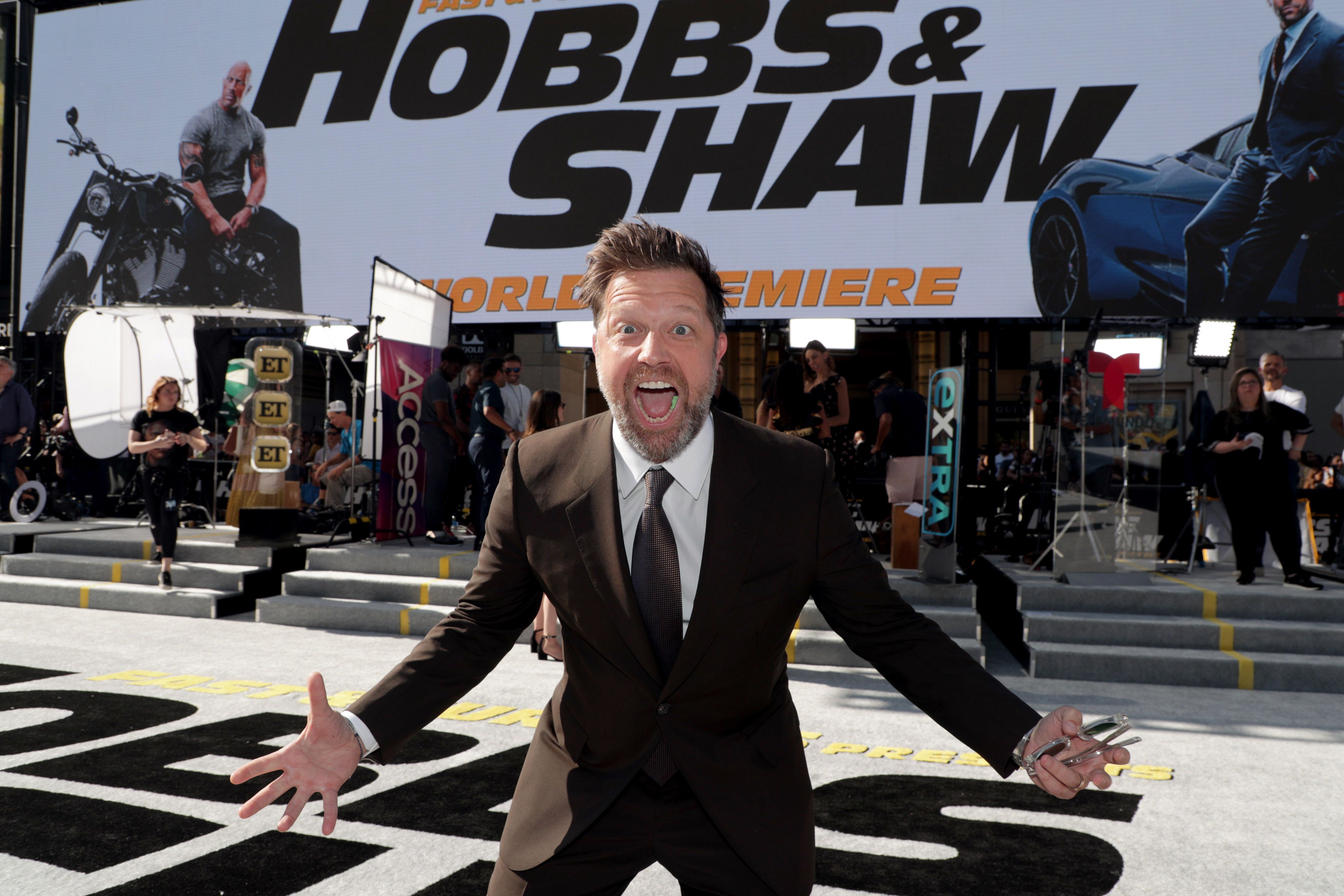 David Leitch at Hobbs and Shaw premiere