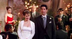 Ross and Emily at their wedding in Friends