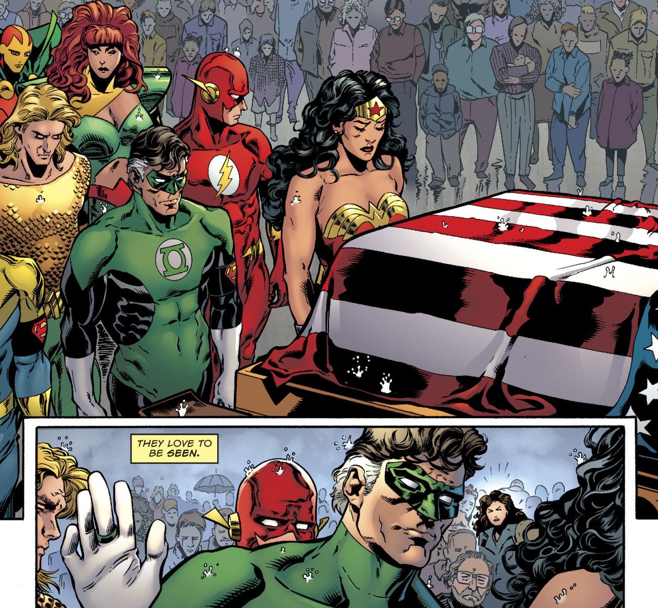 Death Superman Dark Multiverse Funeral