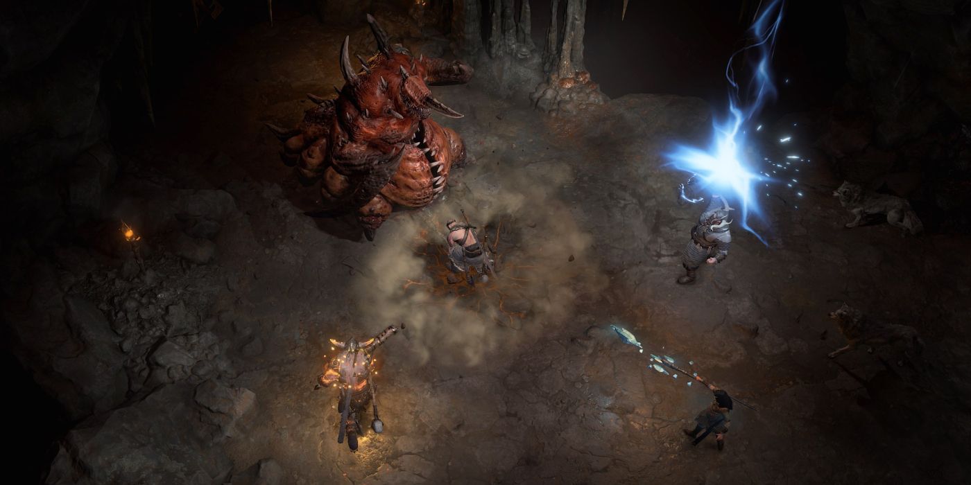 Diablo 4 Screenshots 4K Gameplay Blizzard Druid Sorcerer Barbarian