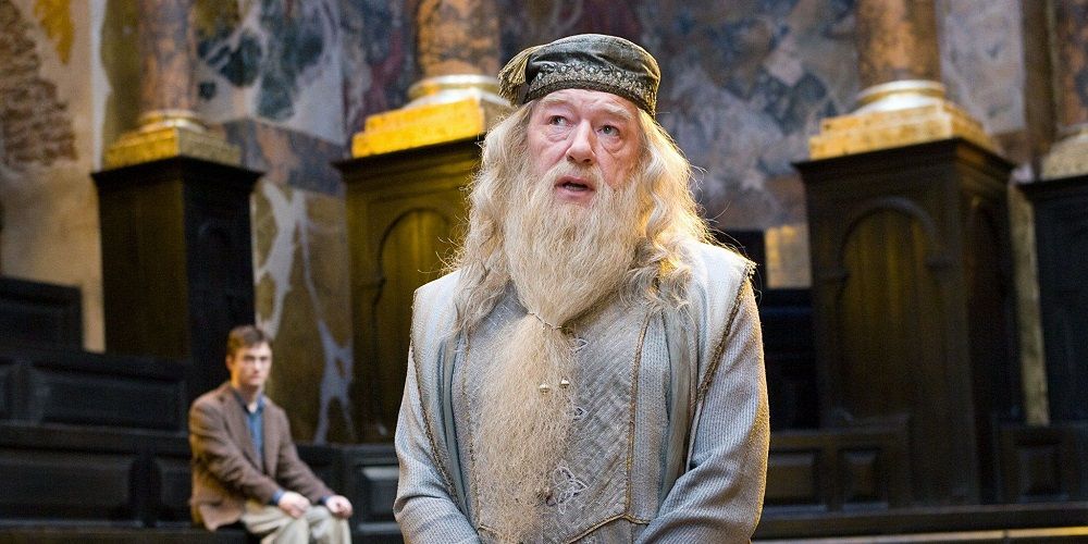 Dumbledore defending Harry at Ministry Hearing