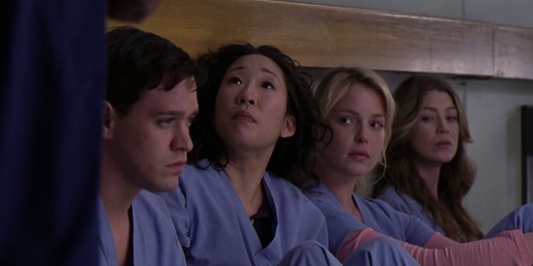George, Cristina, Izzie, and Meredith on Grey's Anatomy