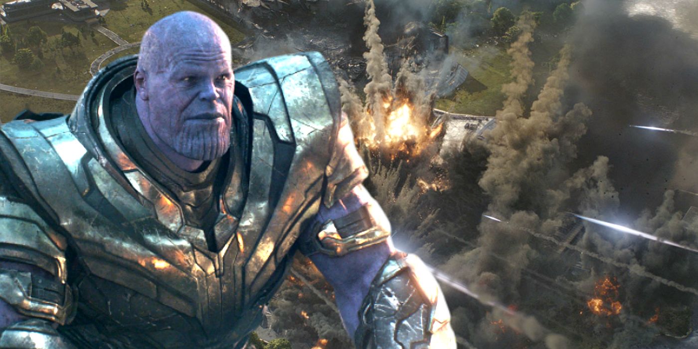 Endgame Avengers HQ Attack Thanos
