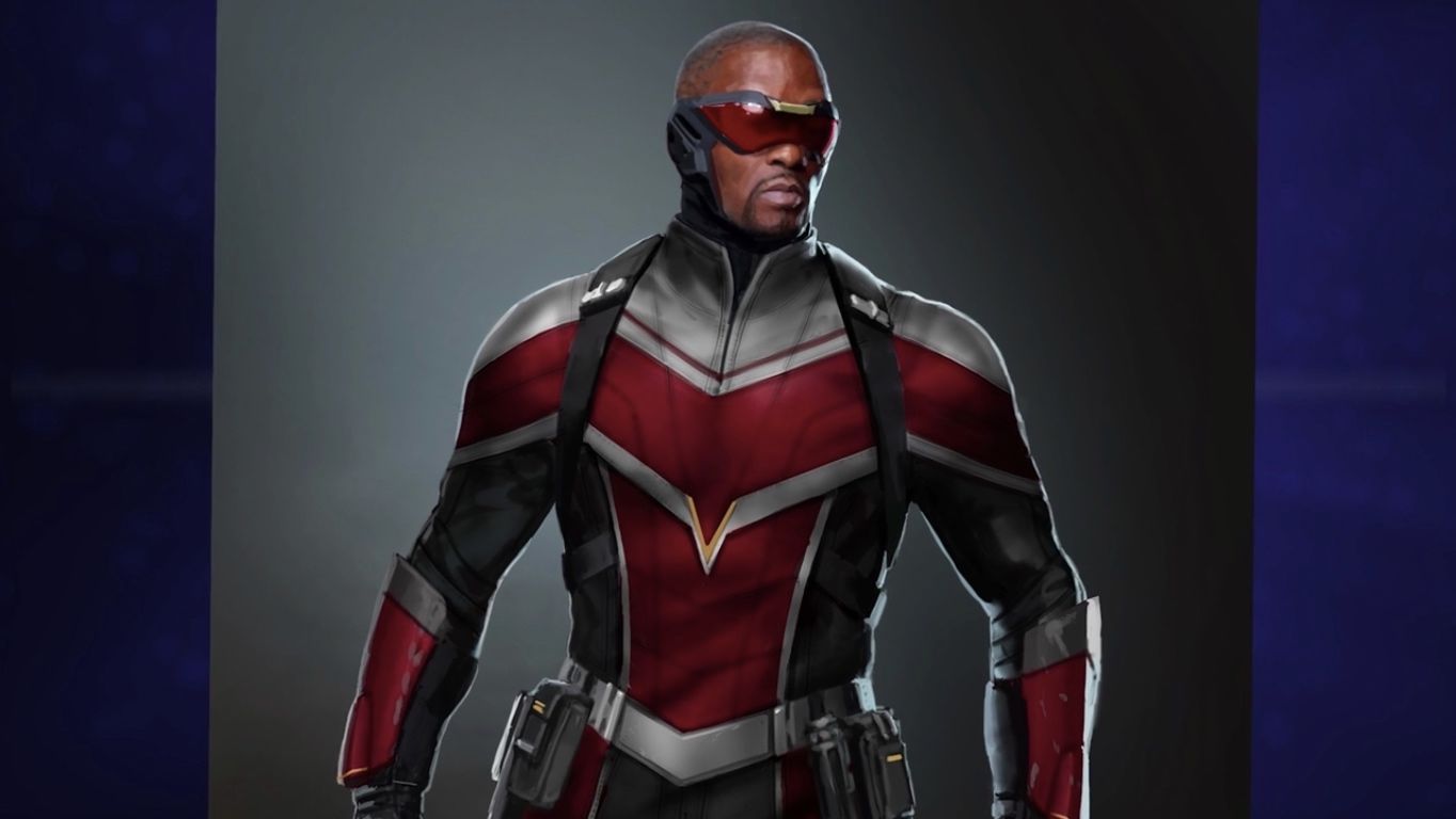 Sam Wilson concept art for Marvel's The Falcon and the Winter Soldier