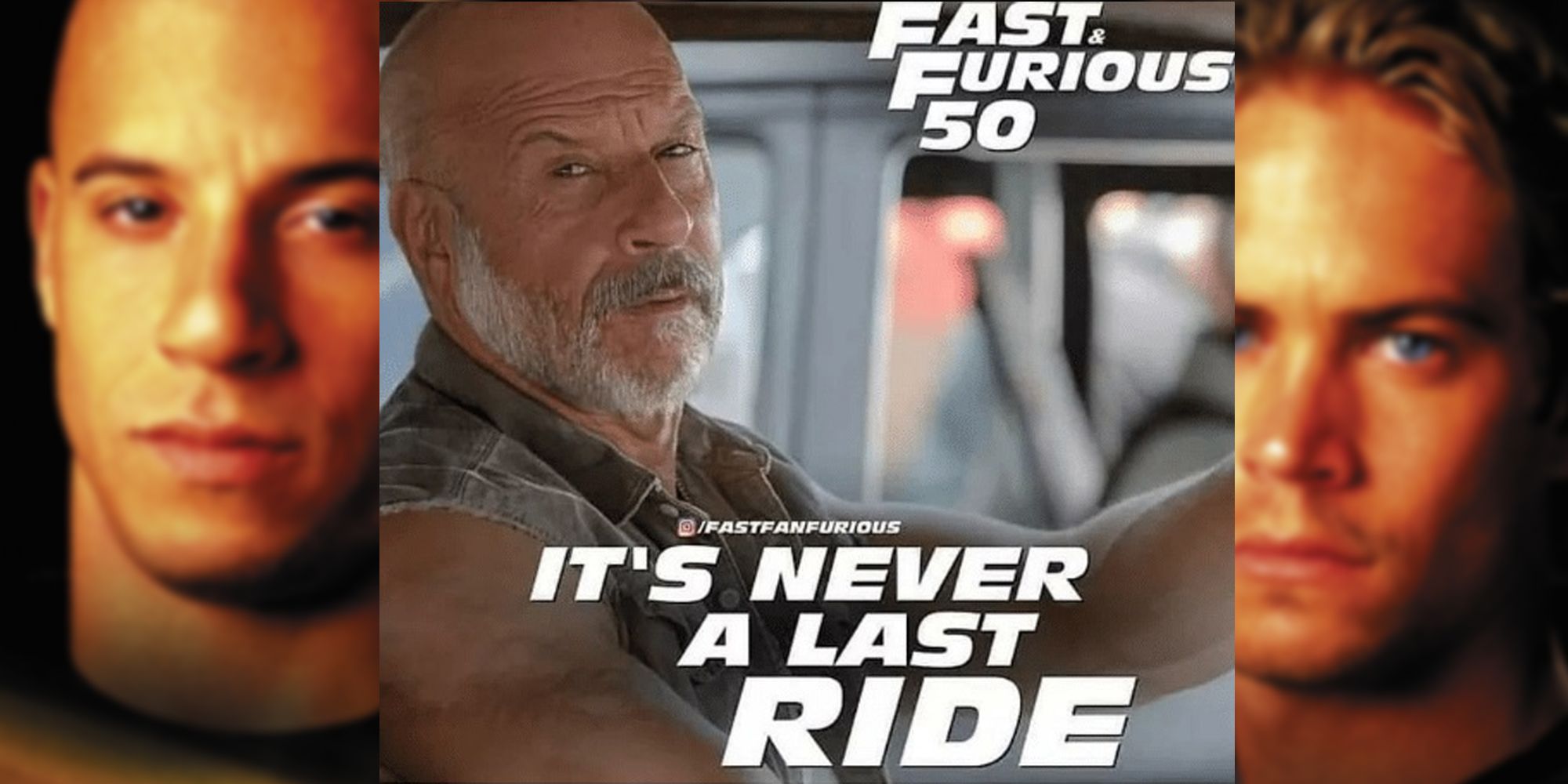 A meme about the fiftieth Fast and Furious meme.