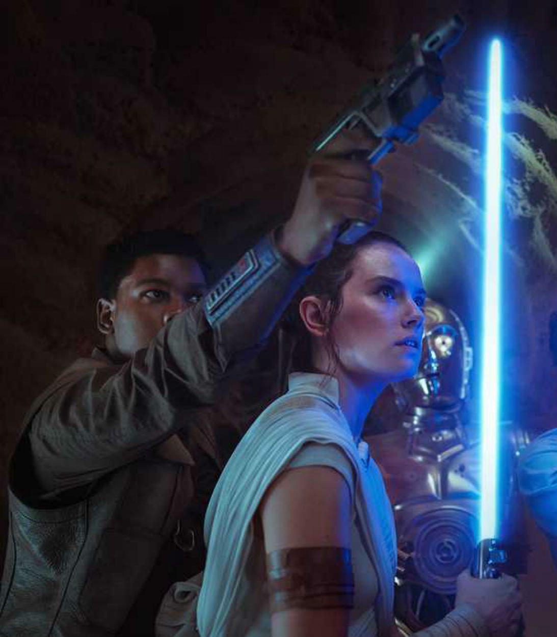 Finn Rey C3PO Star Wars 9 New Image VERTICAL