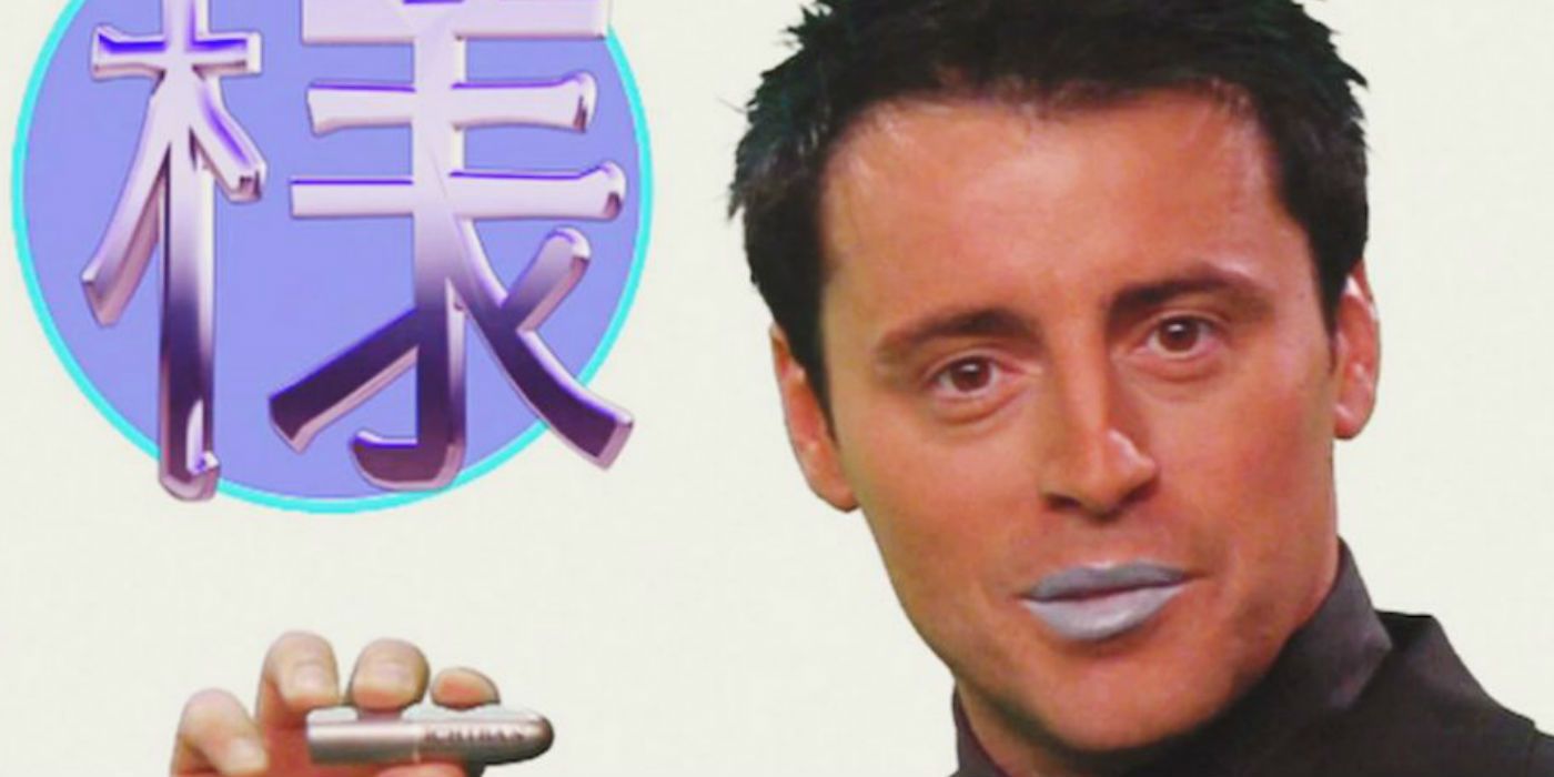 Joey in the ad for Ichiban lipstick