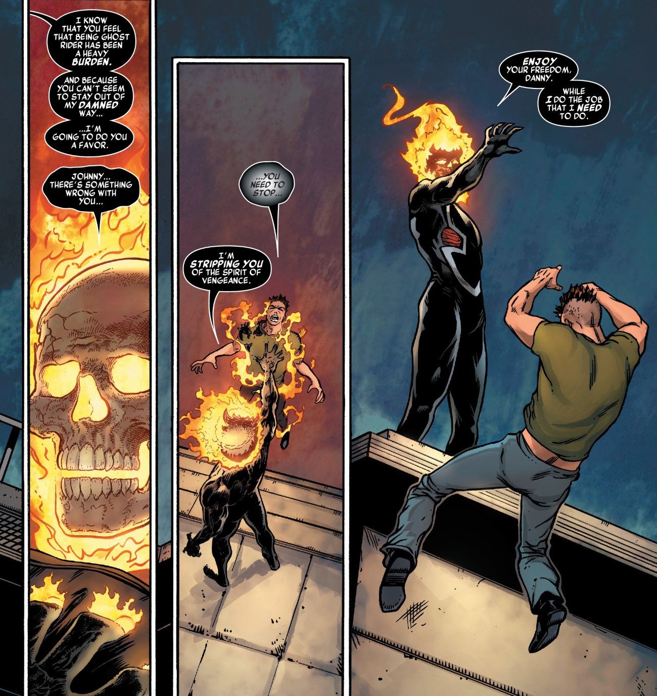 Ghost Rider Kills Danny Ketch Comic