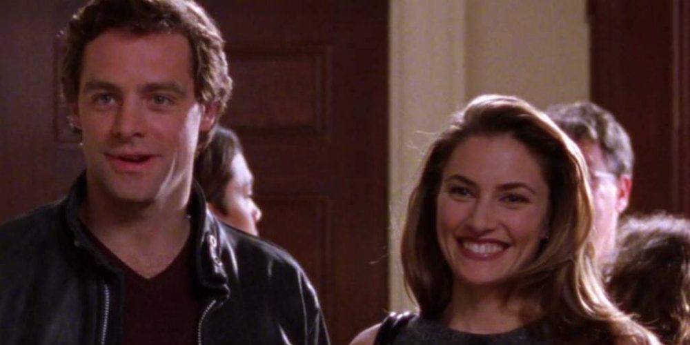 Christopher and Sherry smiling on Gilmore Girls