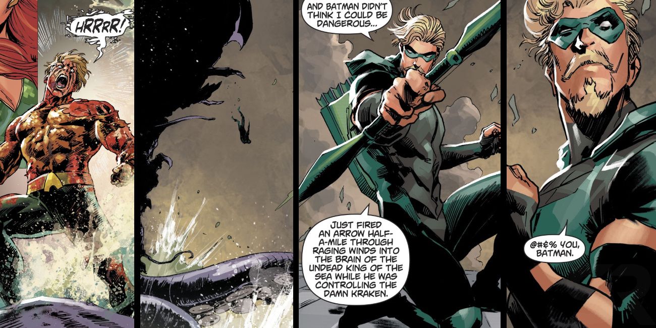 Green Arrow Kills Aquaman DCeased