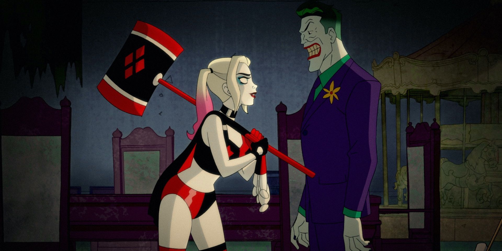 Harley Quinn and Joker in Harley Quinn Season 1 DC Universe
