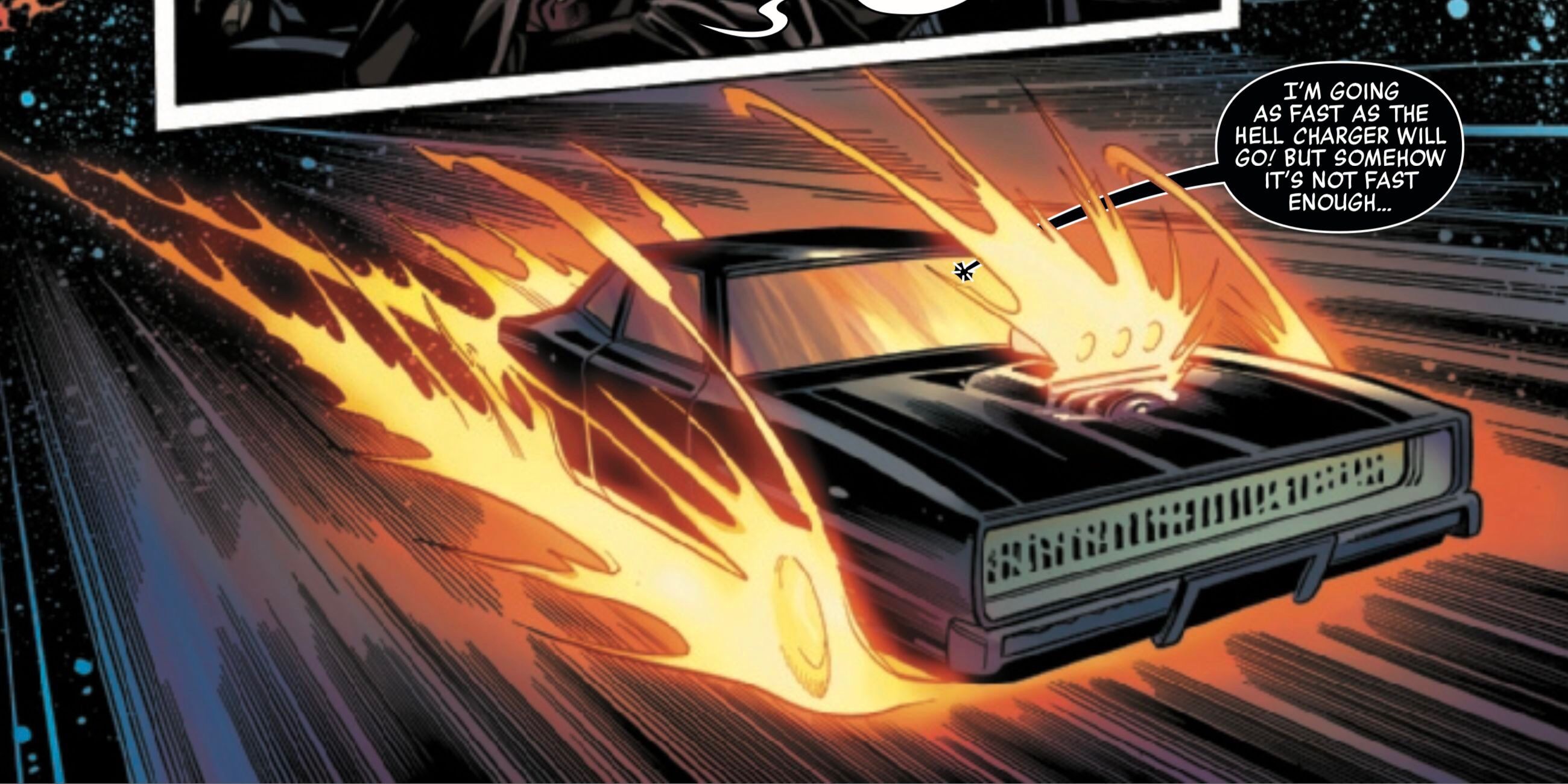 Ghost Rider’s Hell Charger in space
