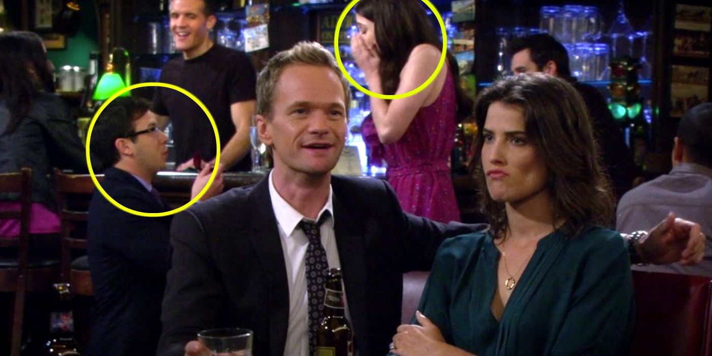 How I Met Your Mother Couple Background Gag