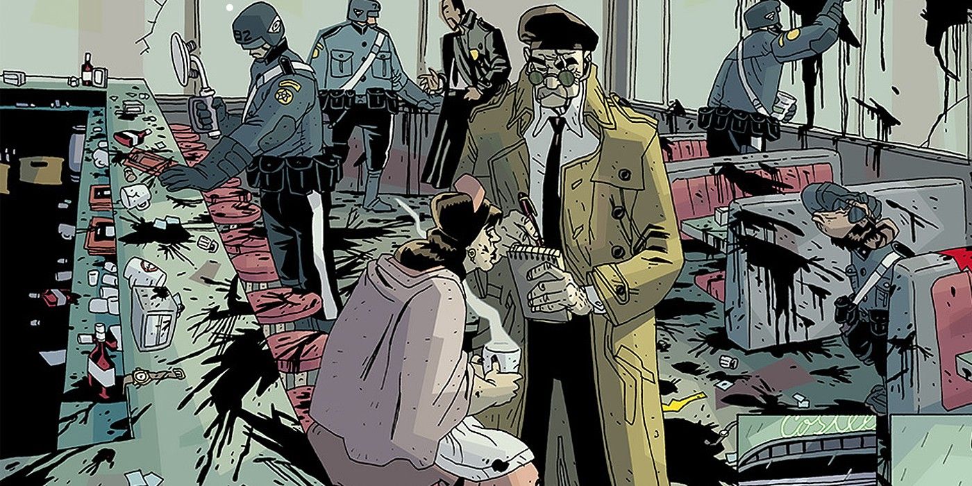 Inspector Lupo in Umbrella Academy comic