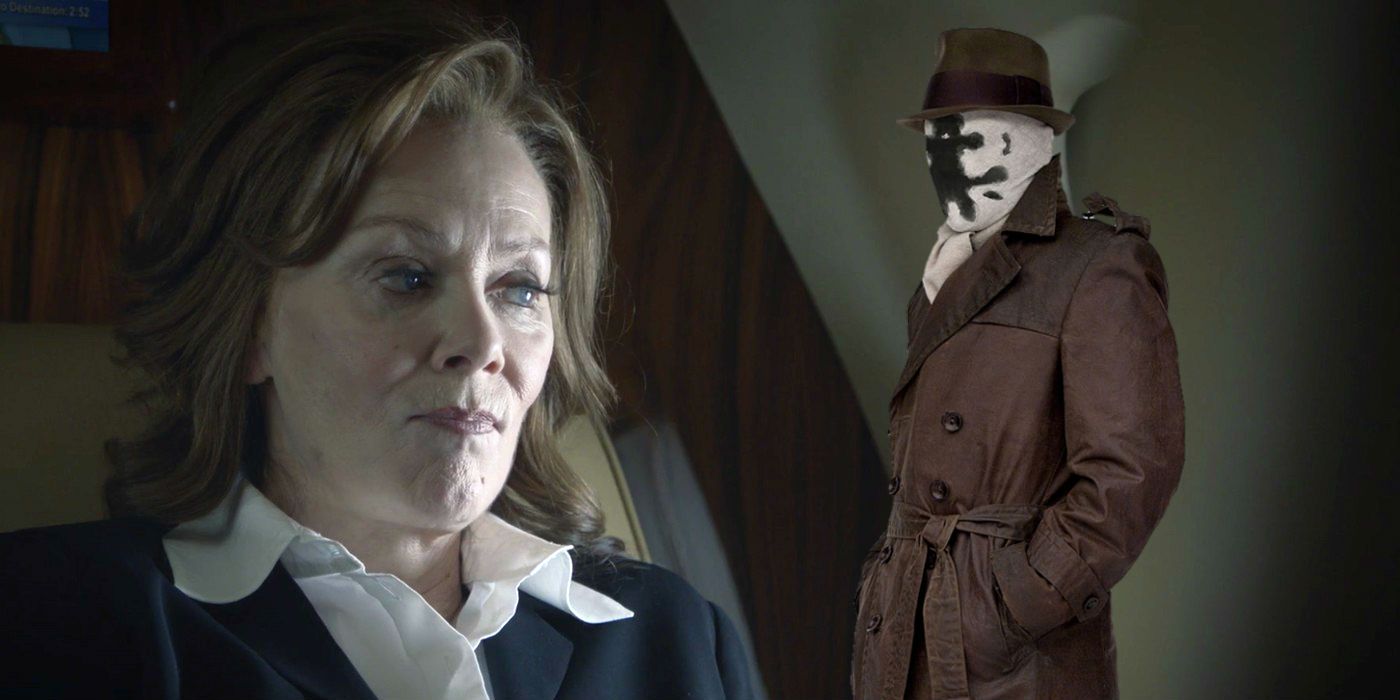 Jean Smart as Laurie Silk Spectre in Watchmen Rorschach