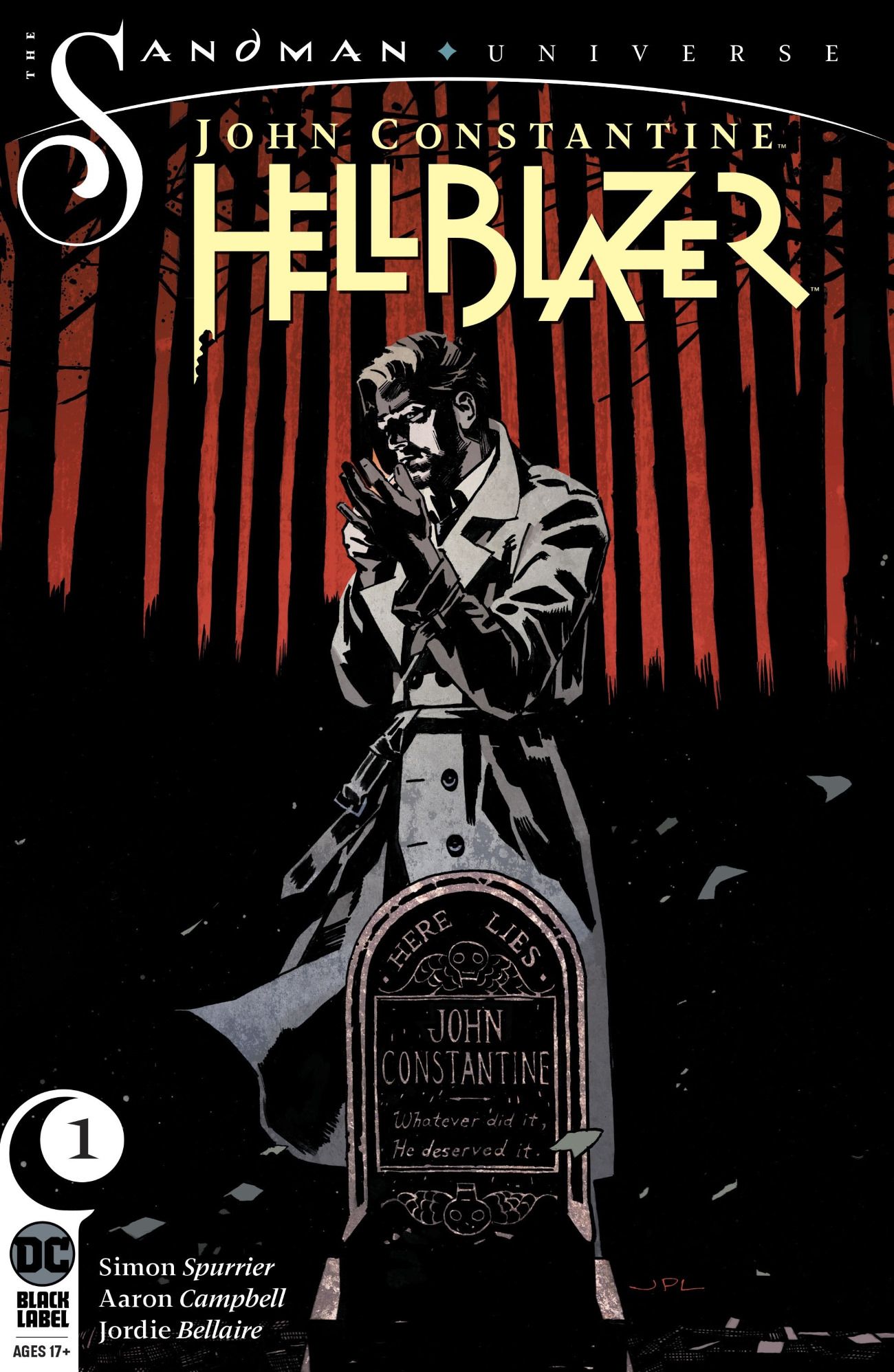 John Constantine Hellblazer Black Label Comic