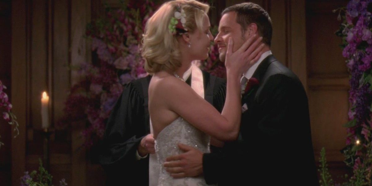 Katherine Heigl and Justin Chambers - Meredith gives her wedding to Izzie