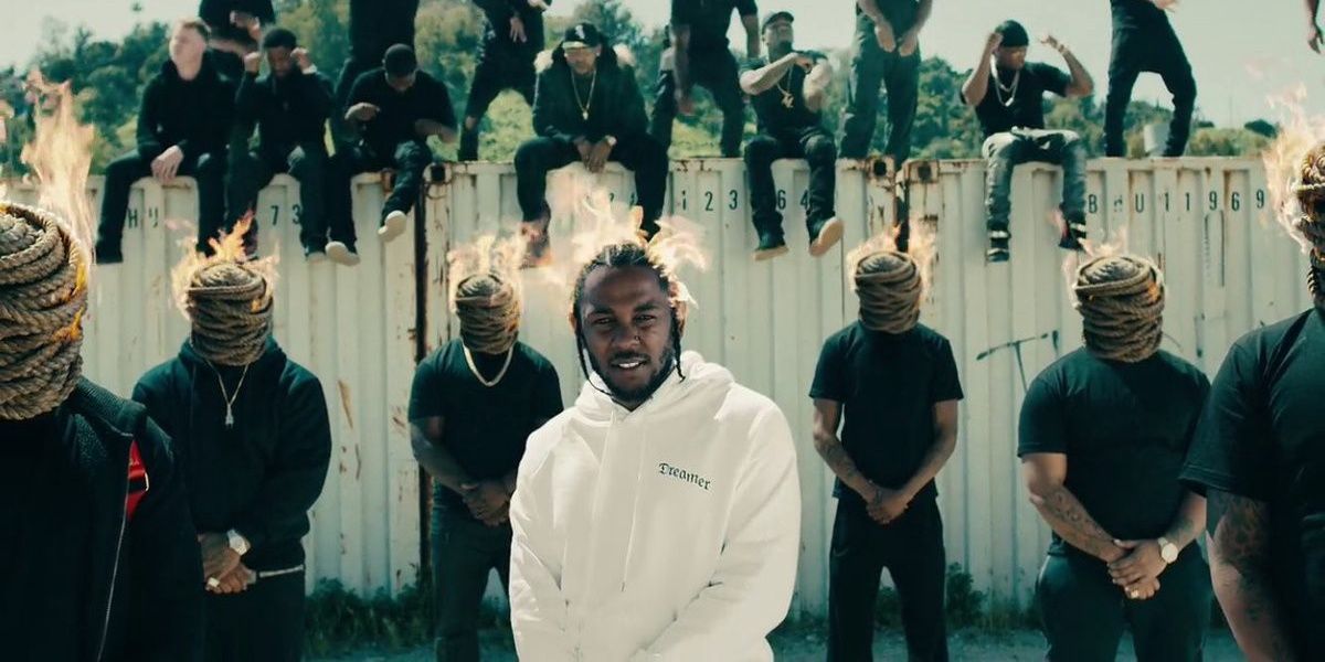 Kendrick Lamar in HUMBLE video