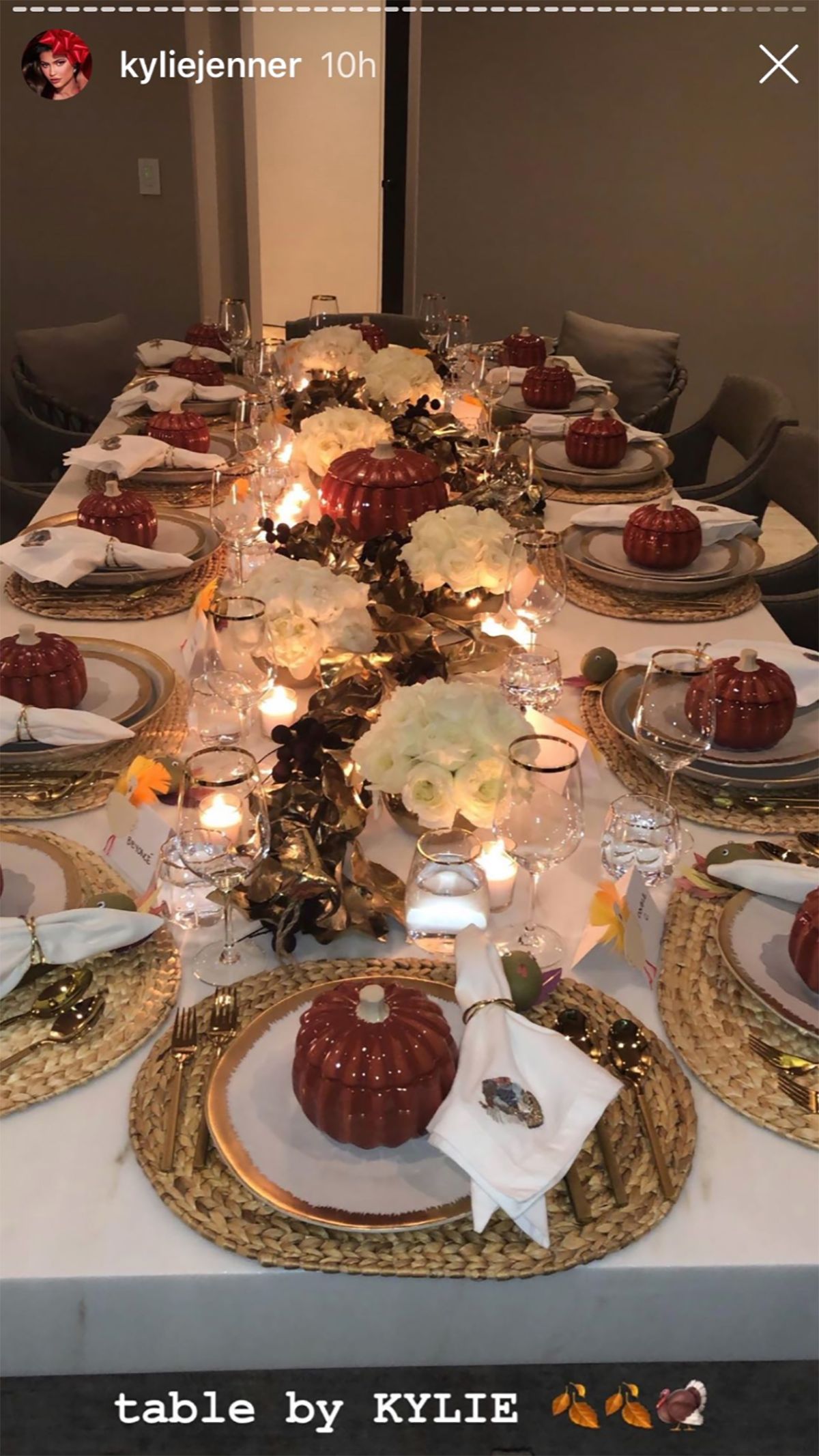Kylie Jenner Saved Spot for Beyonce at Her Friendsgiving Table