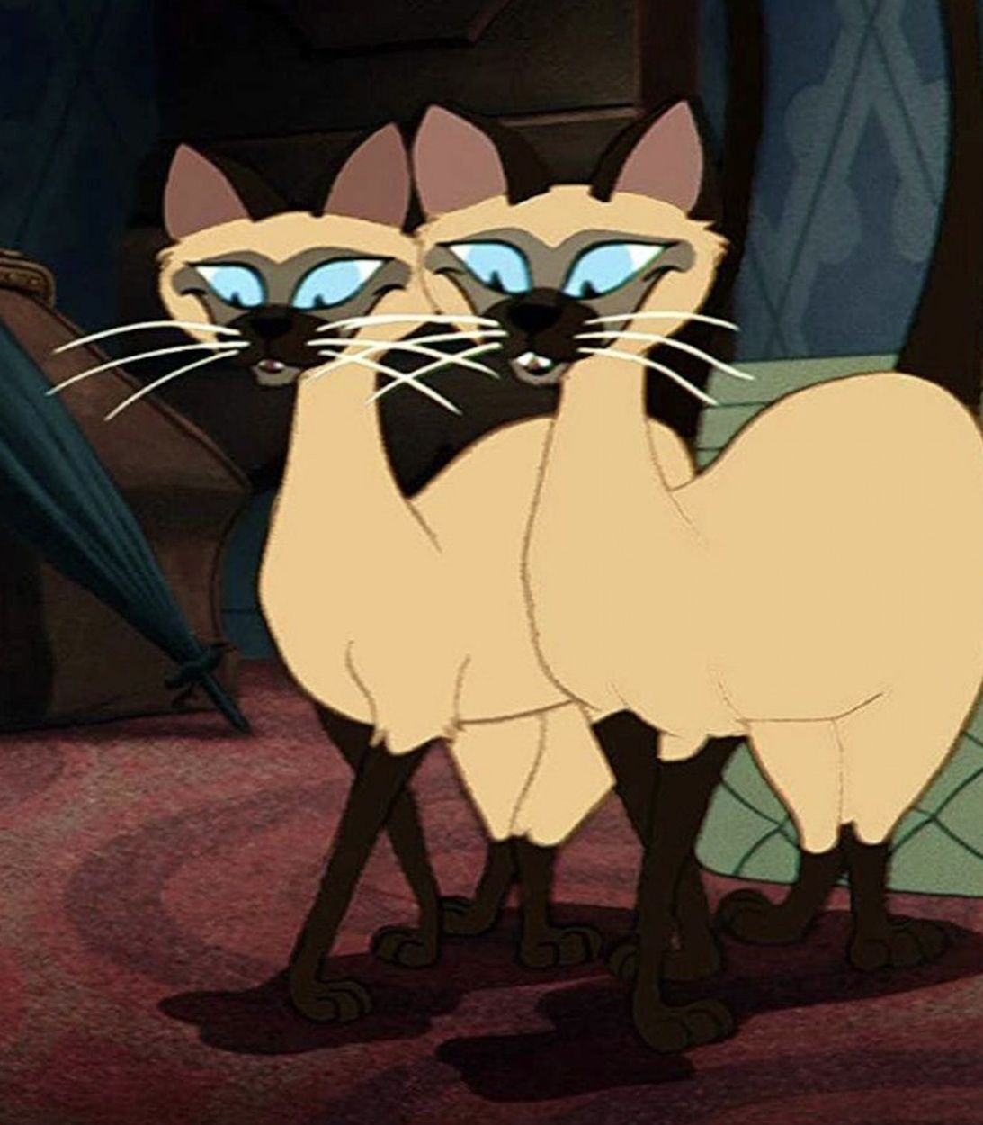 Lady and the Tramp 1955 Siamese Cats