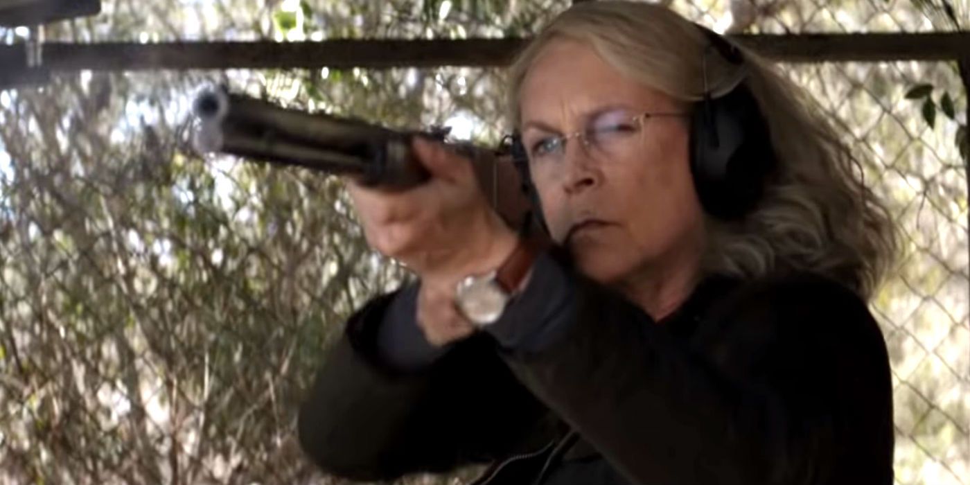Laurie With A Gun In Halloween 2018