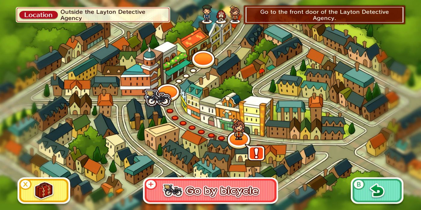 Layton&rsquo;s Mystery Journey map