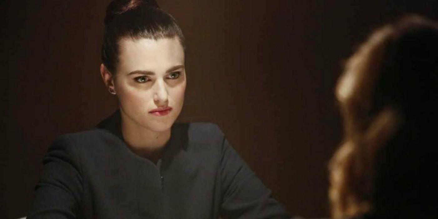 Lena Luthor looking serious in Supergirl