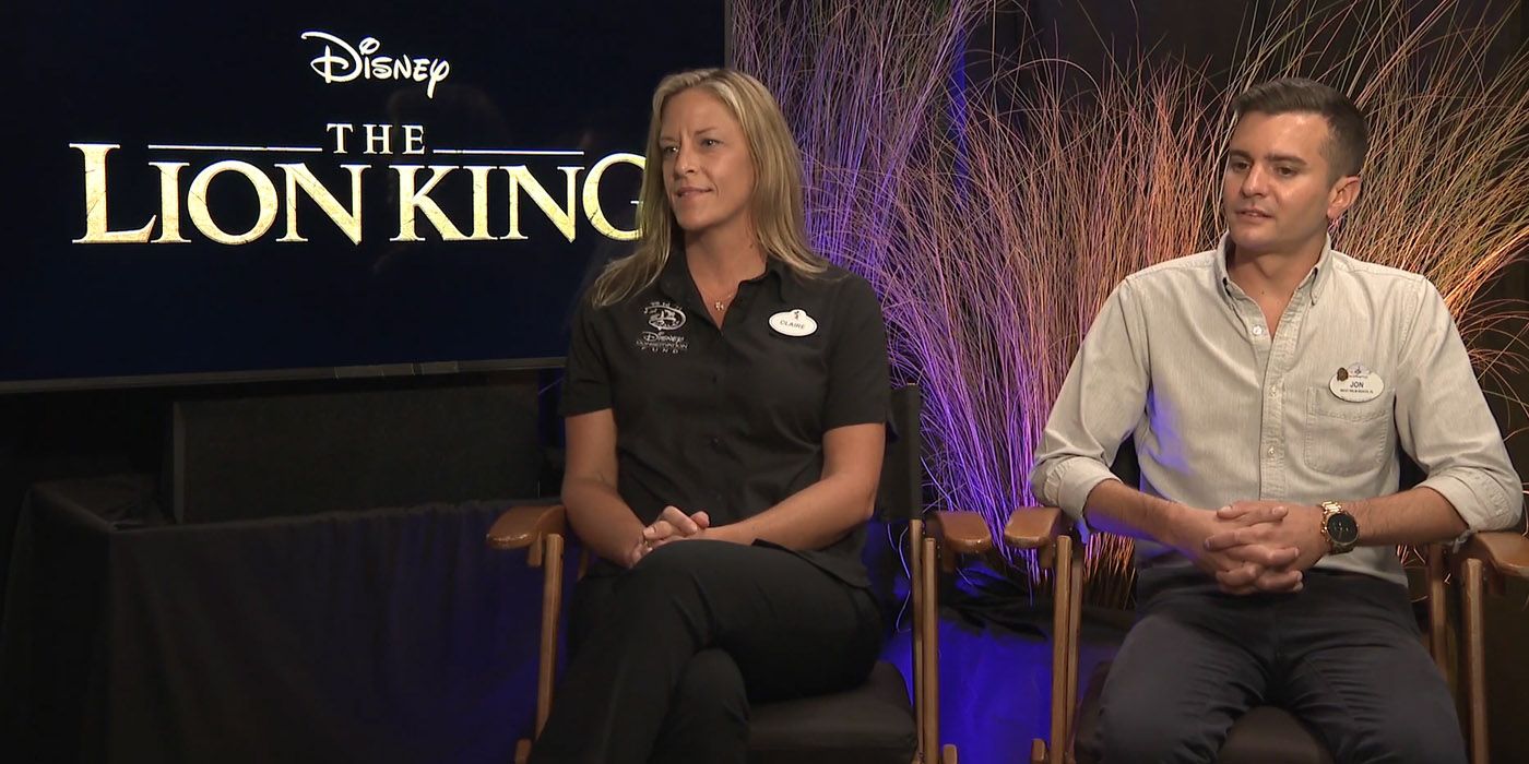 The Lion King Disney Parks - Claire Martin and Jon Ross Interview