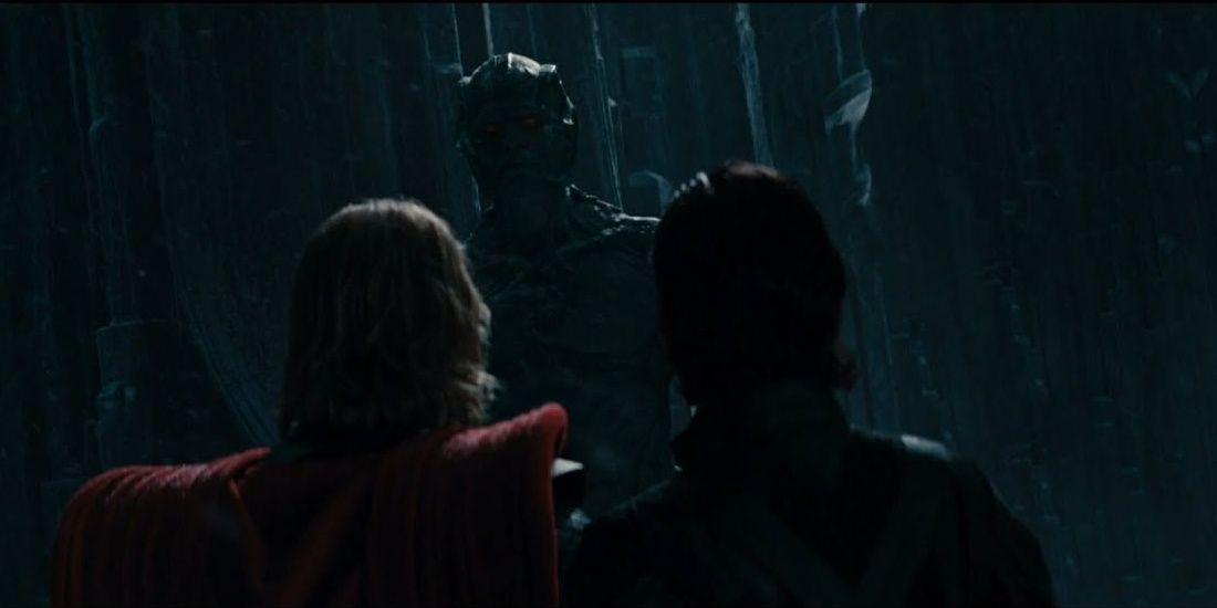 Thor fights a Frost Giant