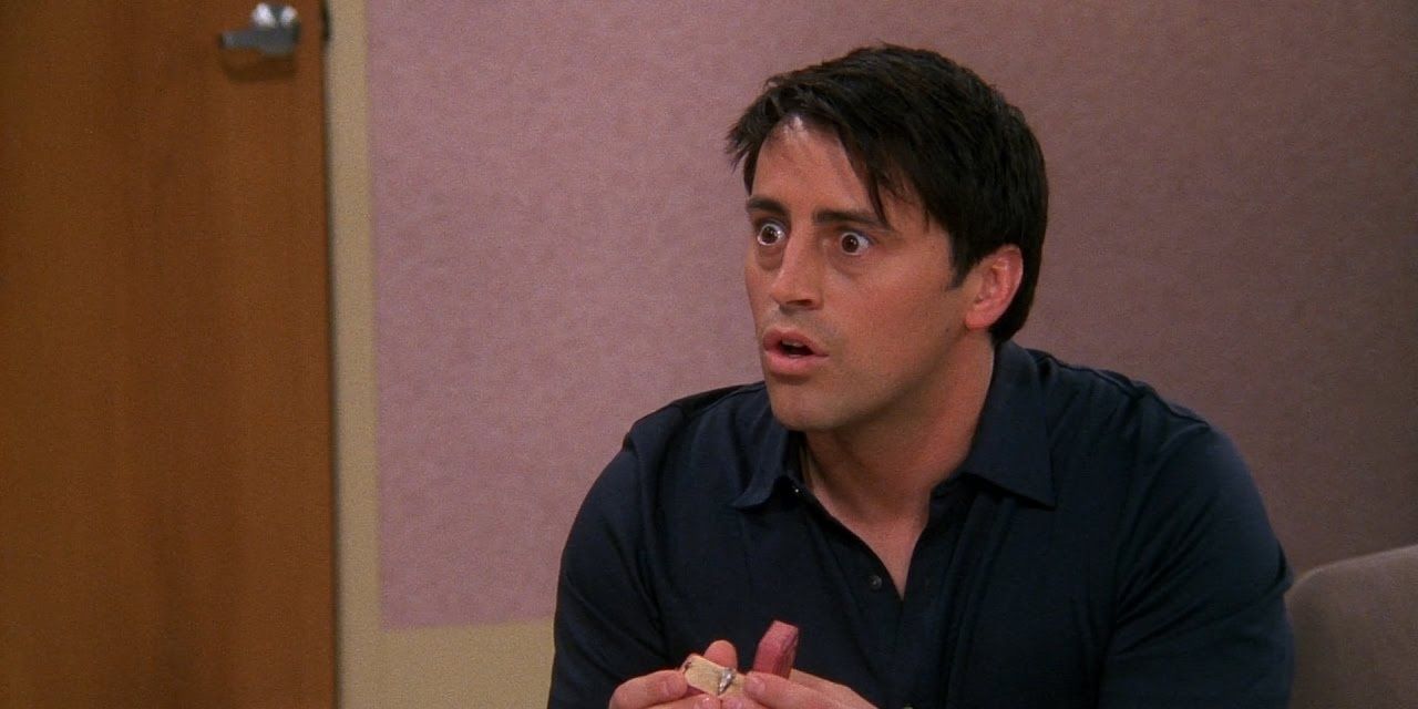 Joey during the accidental proposal on Friends