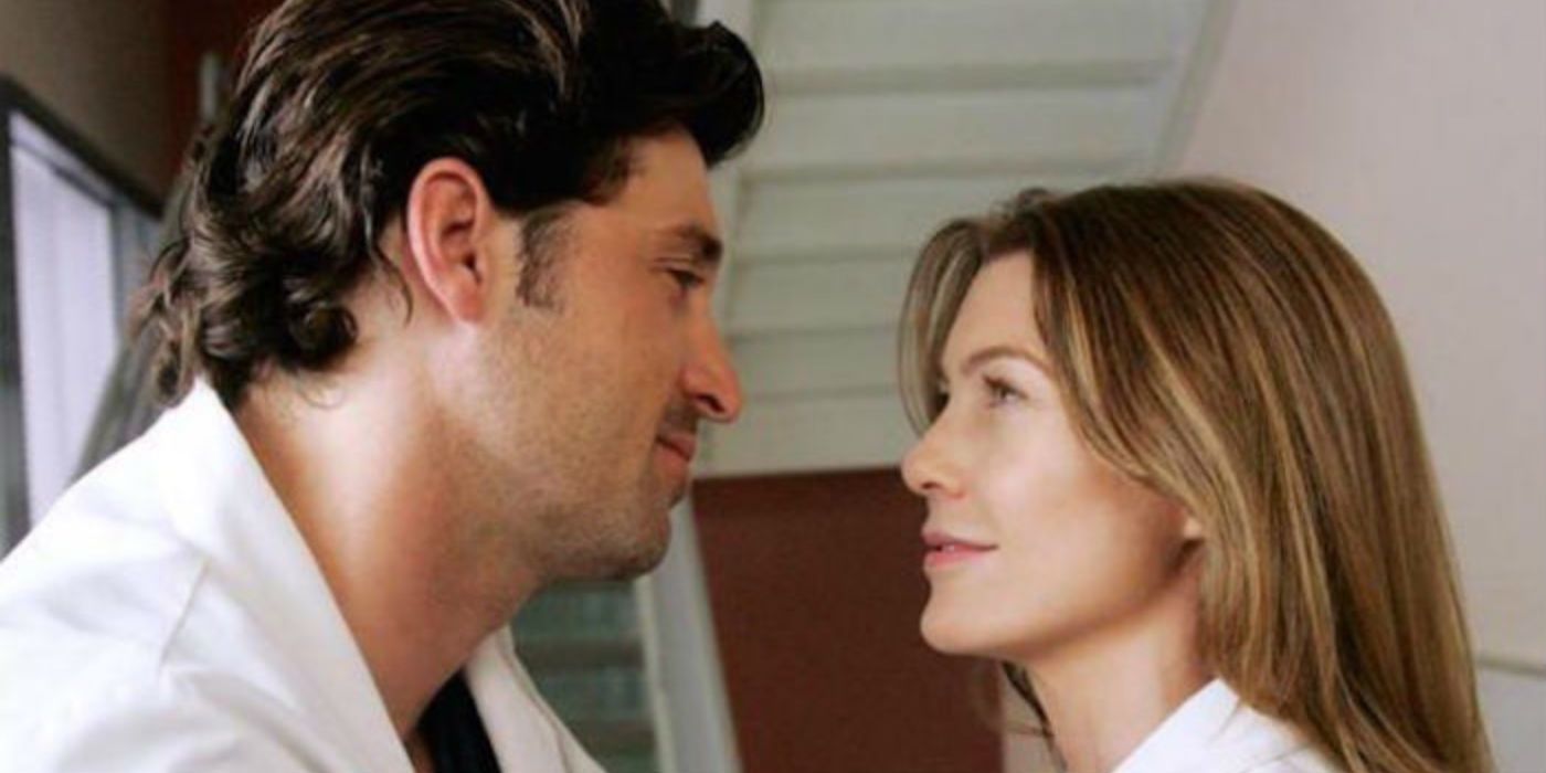 Meredith flirts with Derek in Grey's Anatomy