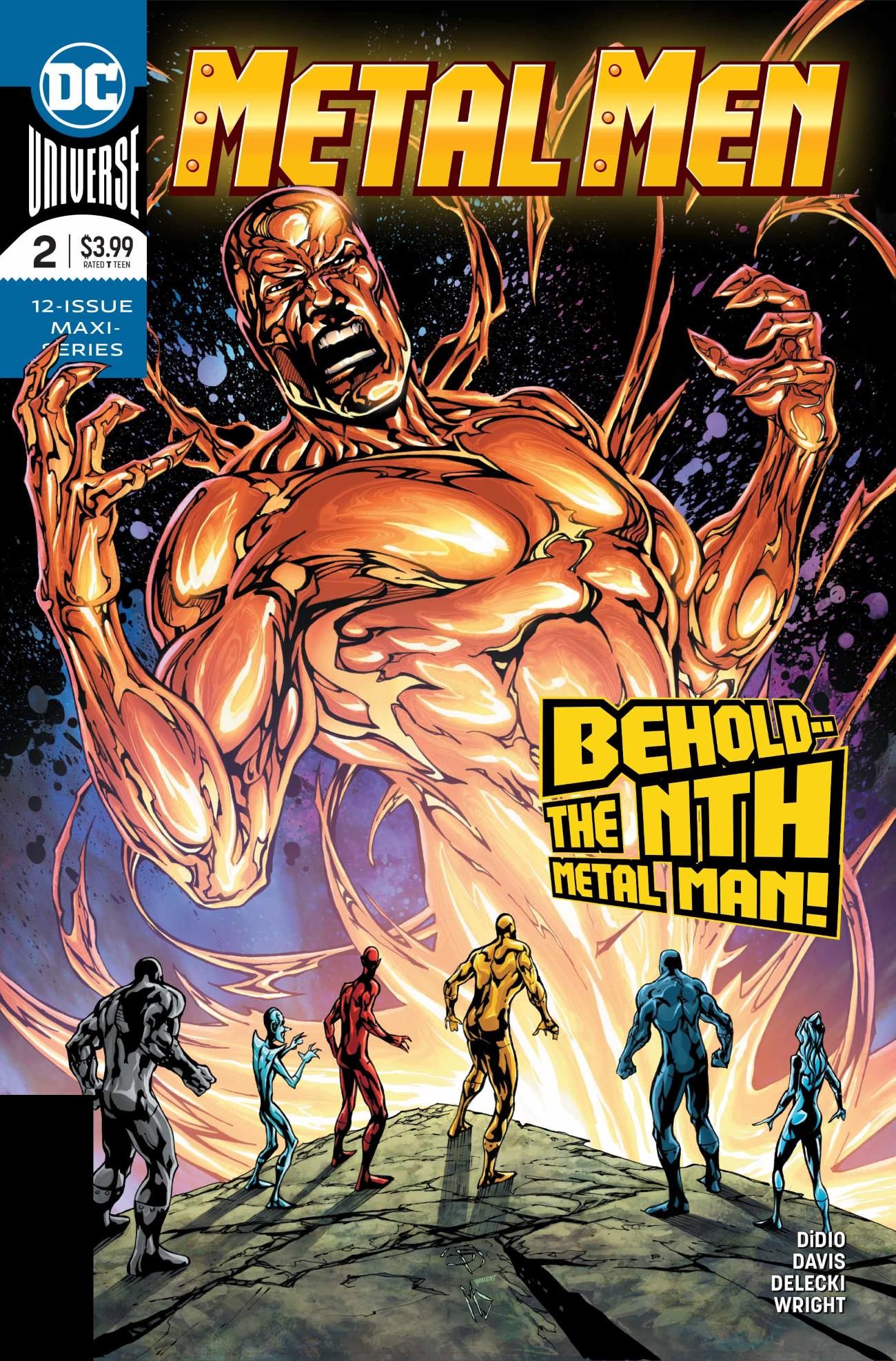 Metal Men 2 DC Comic Cover