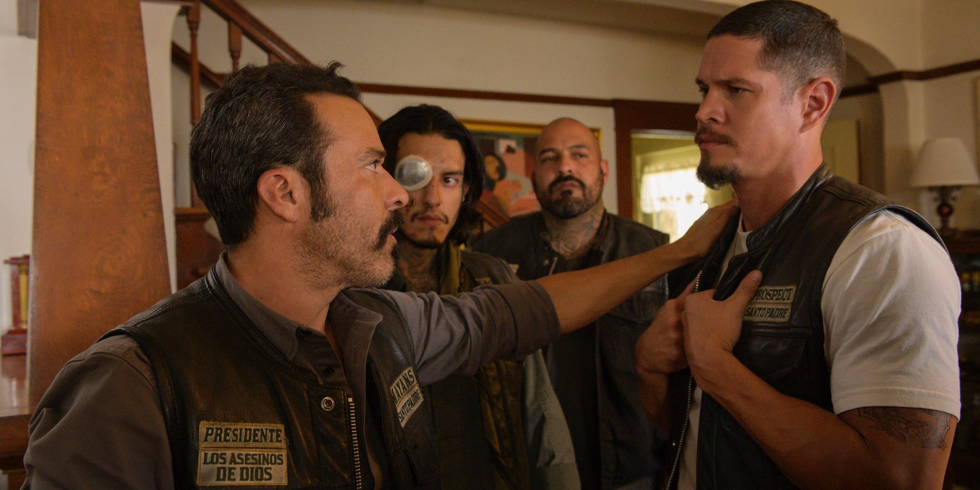Michael Irby and JD Pardo in Mayans MC Season 2 FX