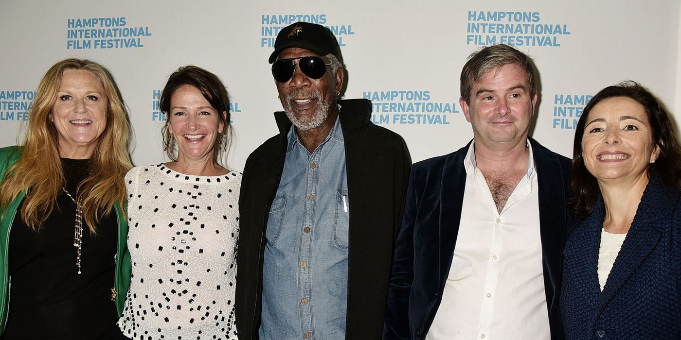 Morgan Freeman at The C Word premiere