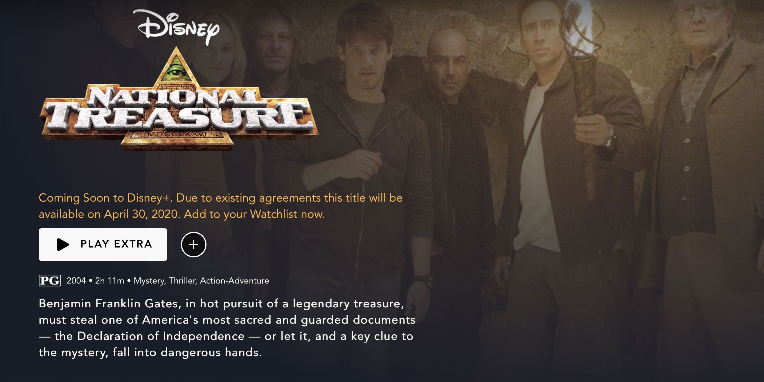 National Treasure Disney+