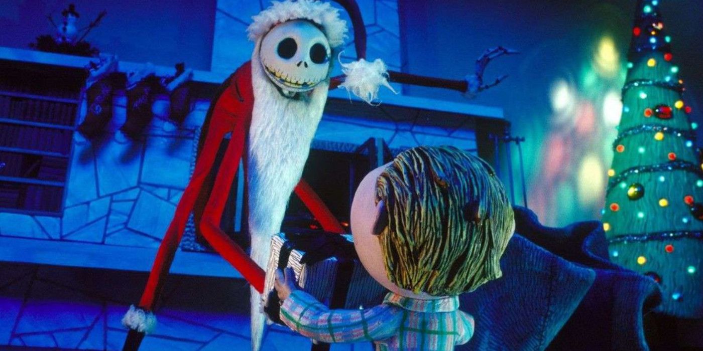 Jack plays Santa in The Nightmare Before Christmas