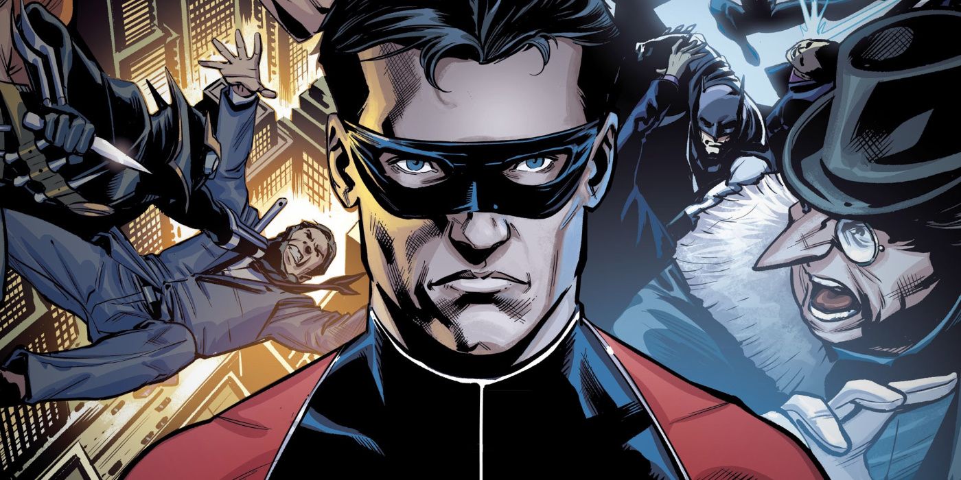Nightwing New Red Costume Mask Comic