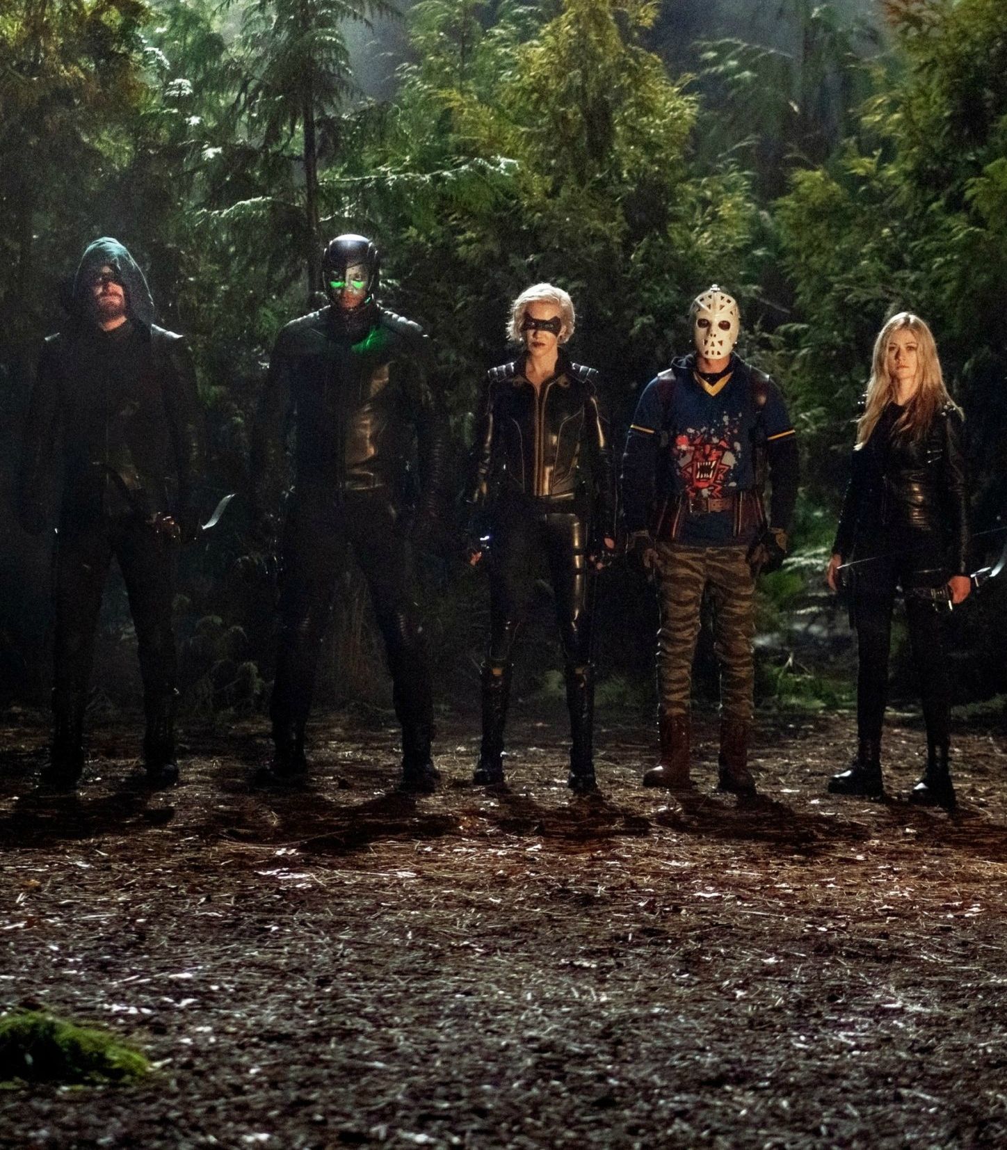 Oliver Queen and Team Arrow in Purgatory Vertical