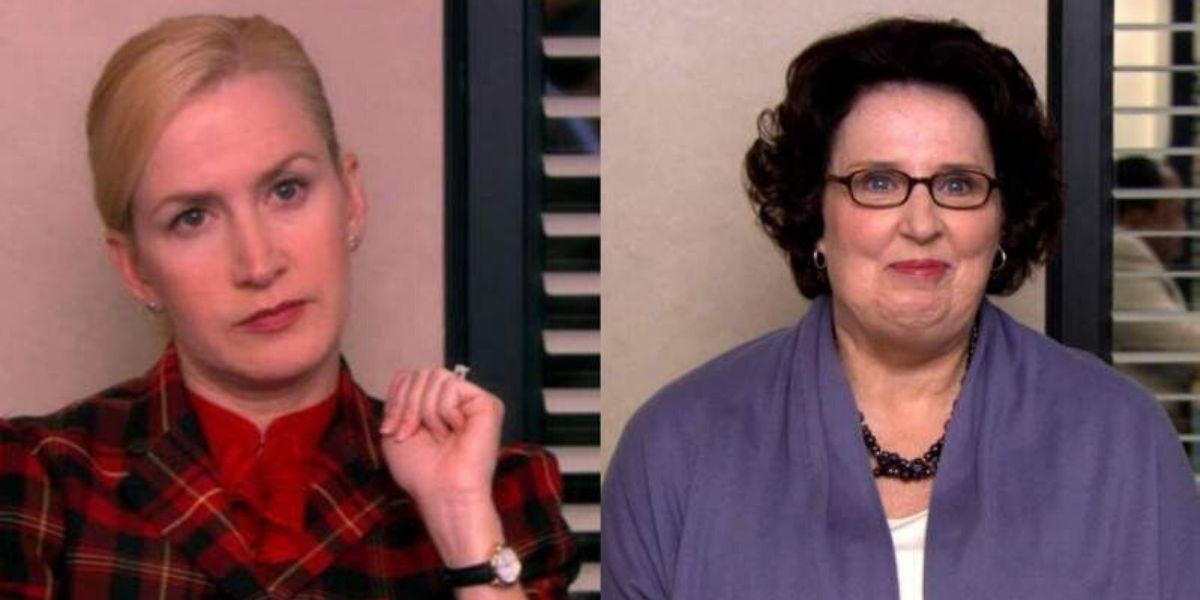 Phyllis and Angela in The Office