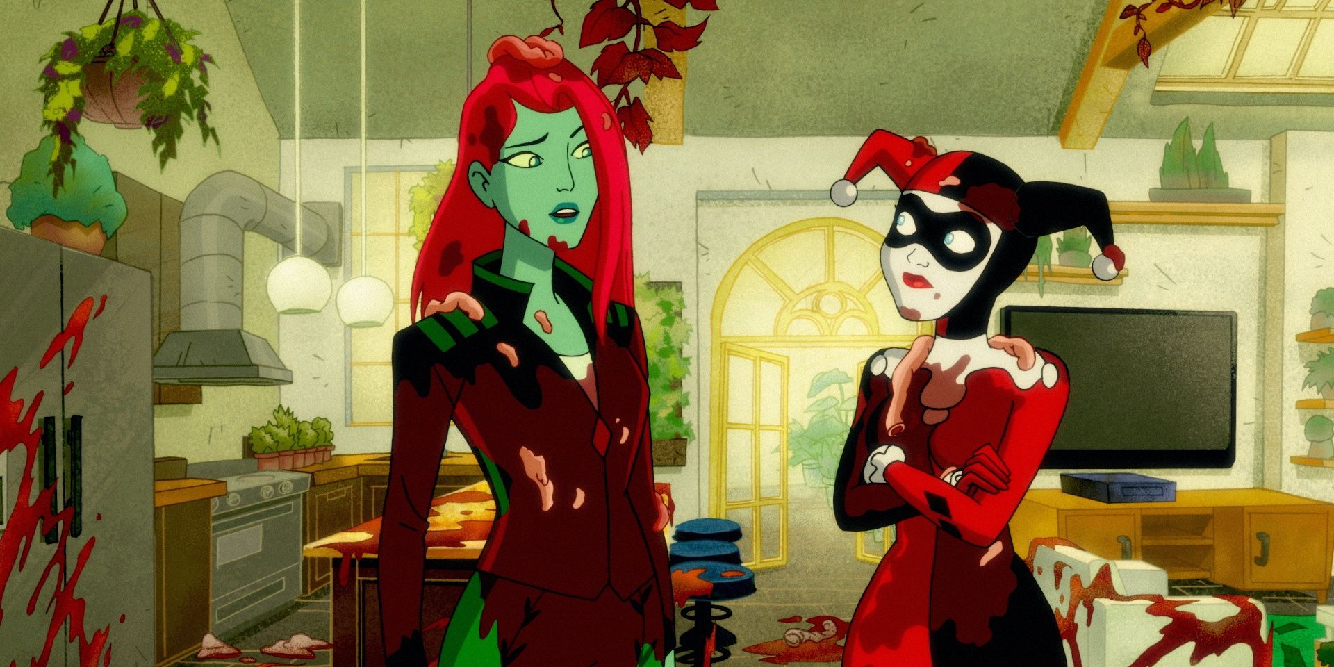 Poison Ivy and Harley Quinn in Harley Quinn Season 1 DC Universe