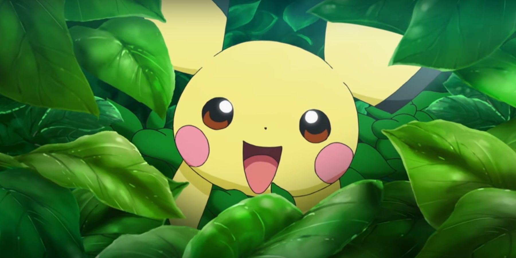 Pichu smiles in Pokemon Birth of Pikachu