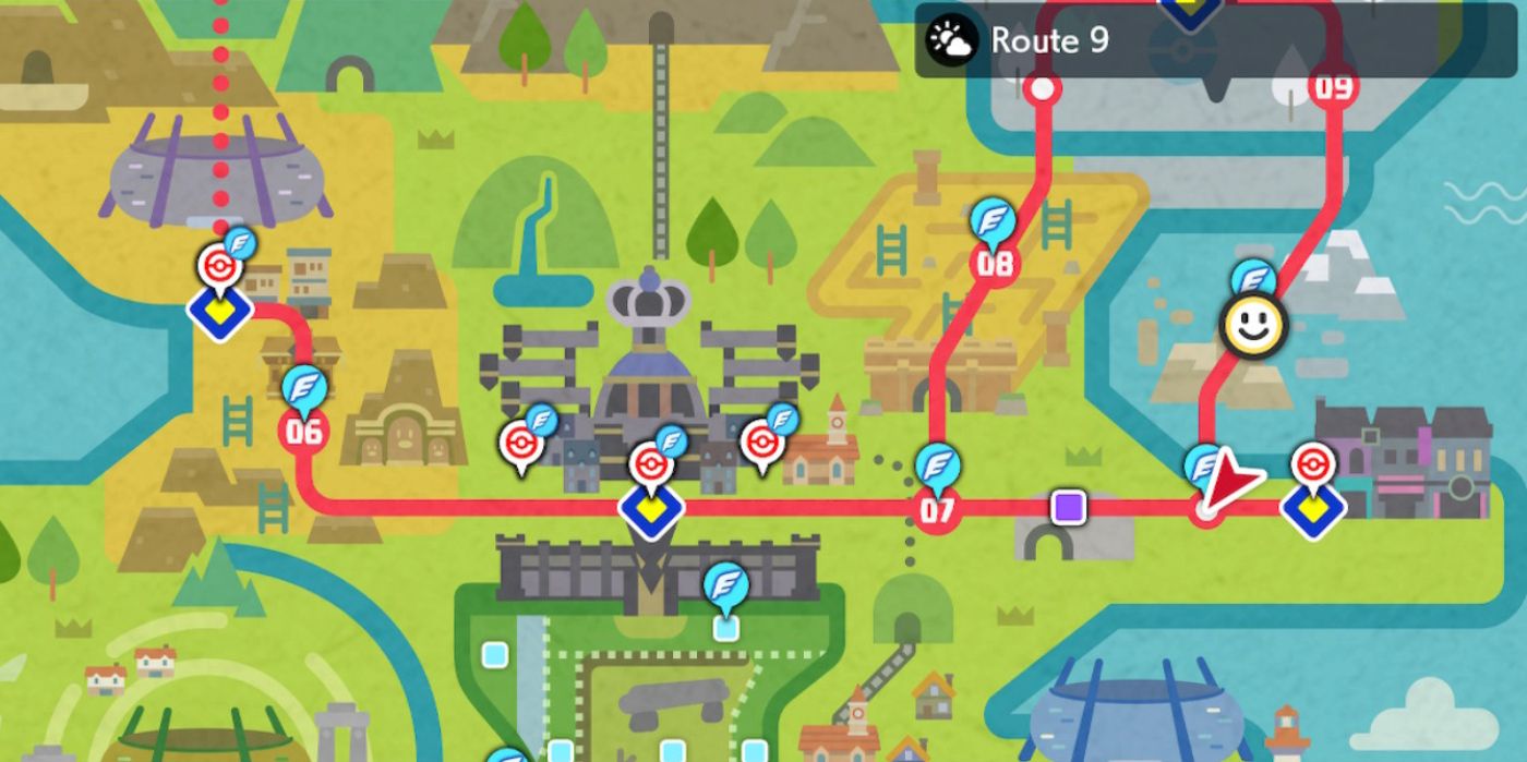 Pokemon sword and shield clobbopus map