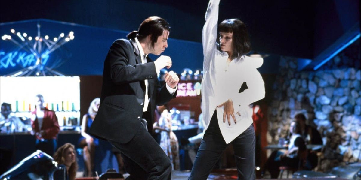 Vincent and Mia dancing in Pulp Fiction