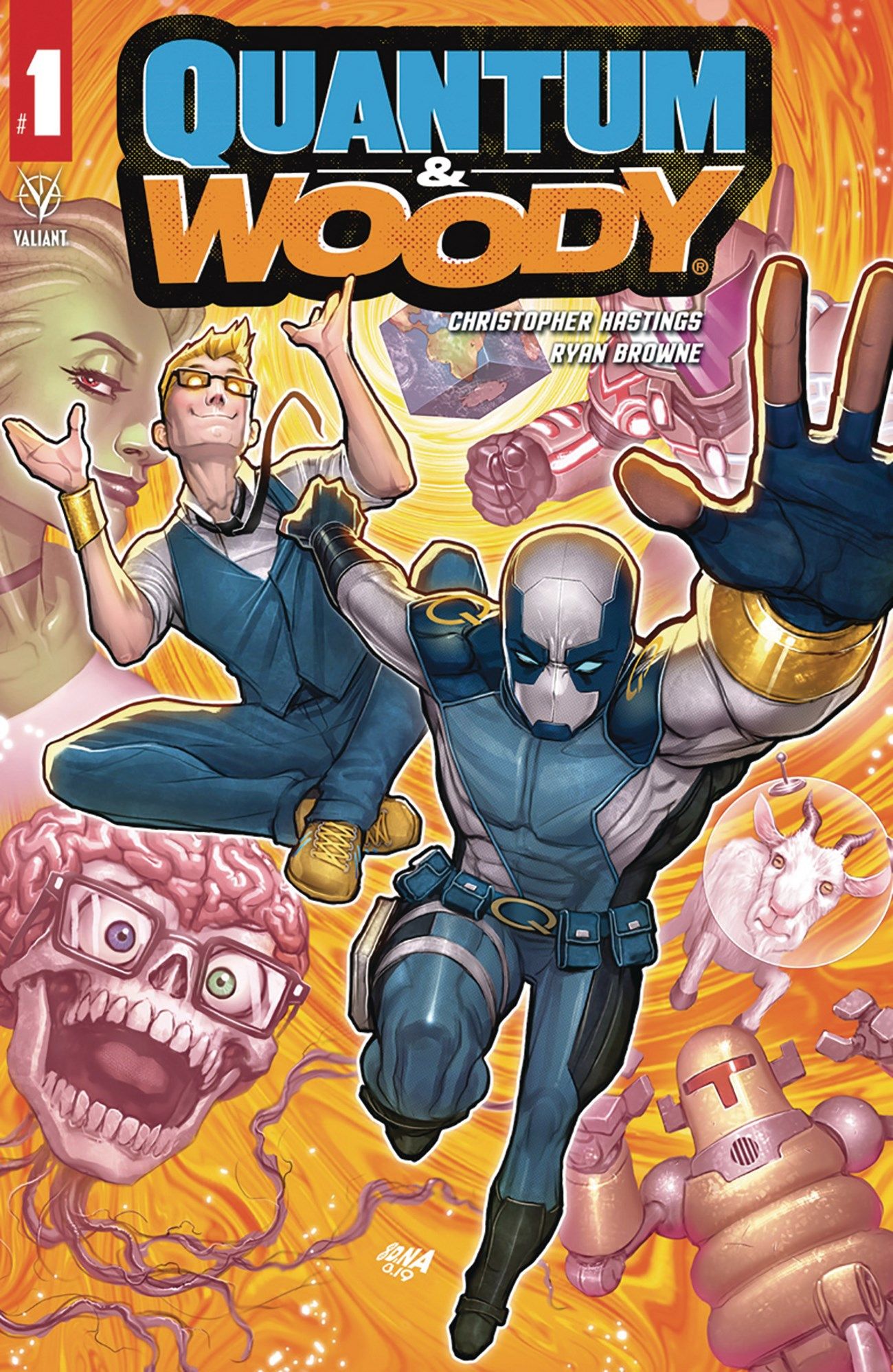 Quantum and Woody Comic Cover