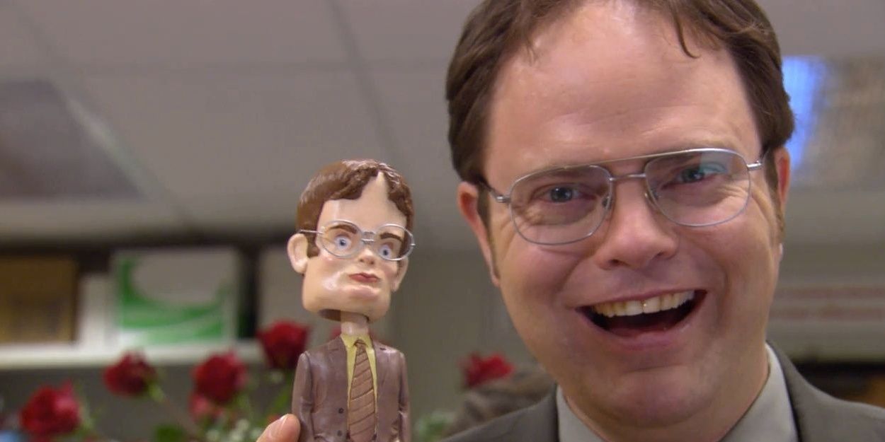 Dwight and his bobblehead