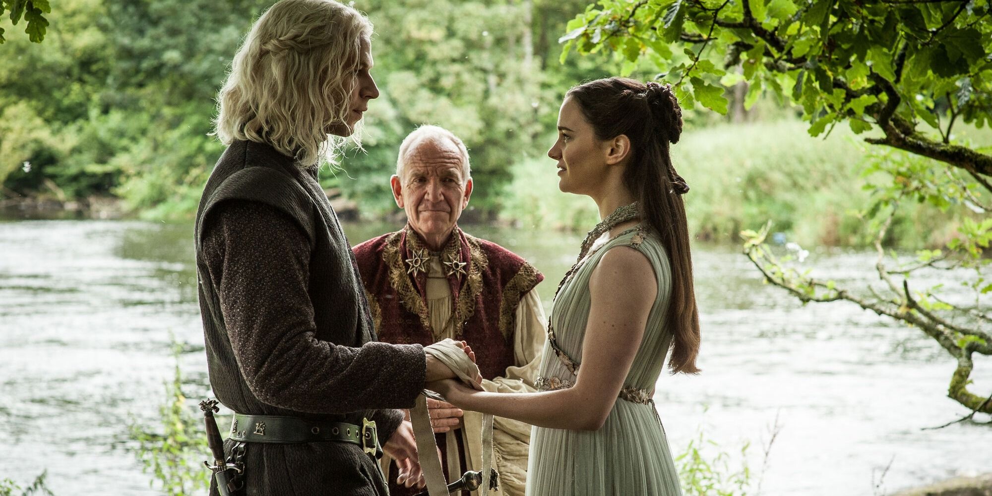 Rhaegar and Lyanna getting married in Game of Thrones