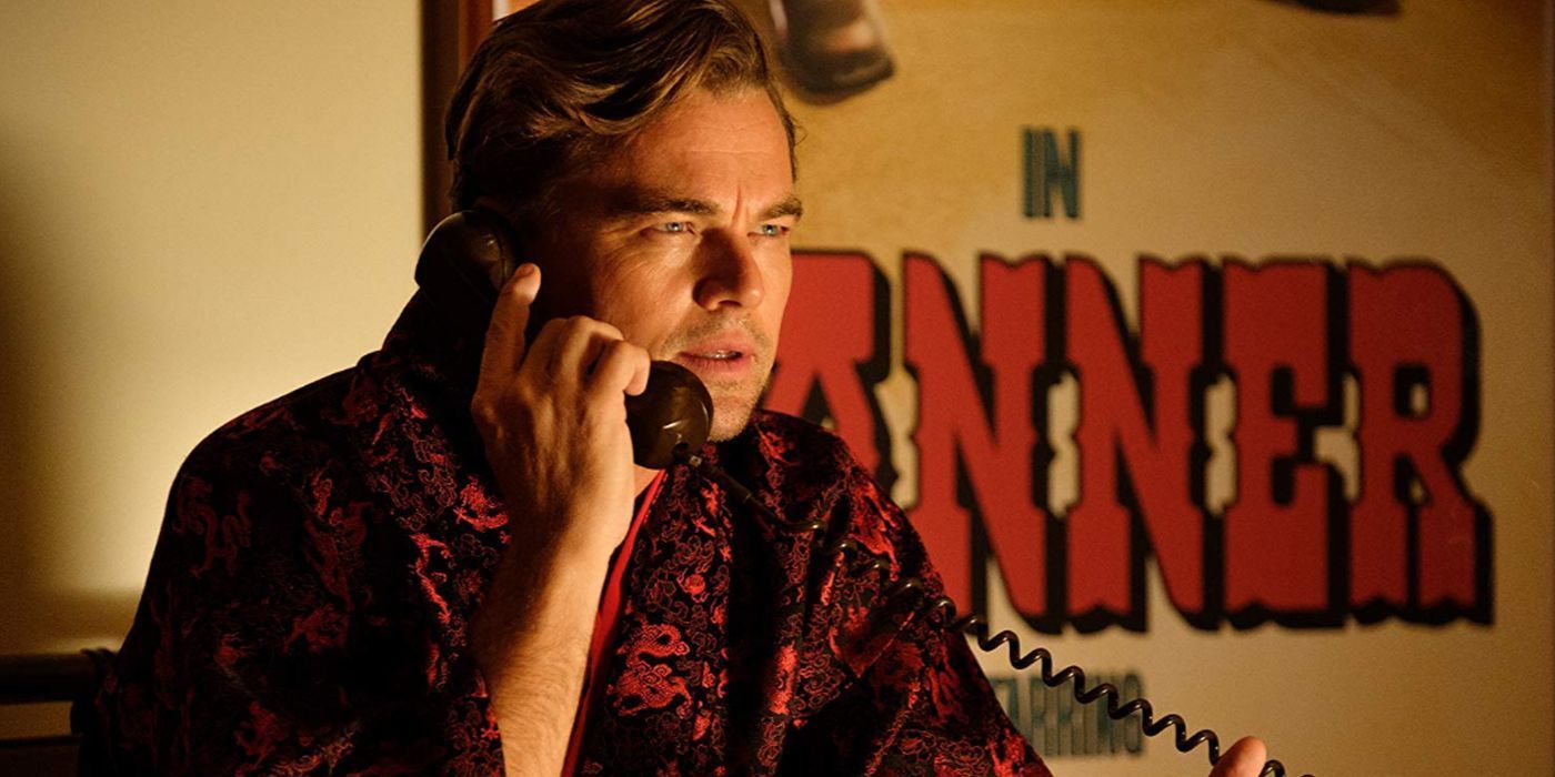 Rick on the phone in Once Upon A Time In Hollywood