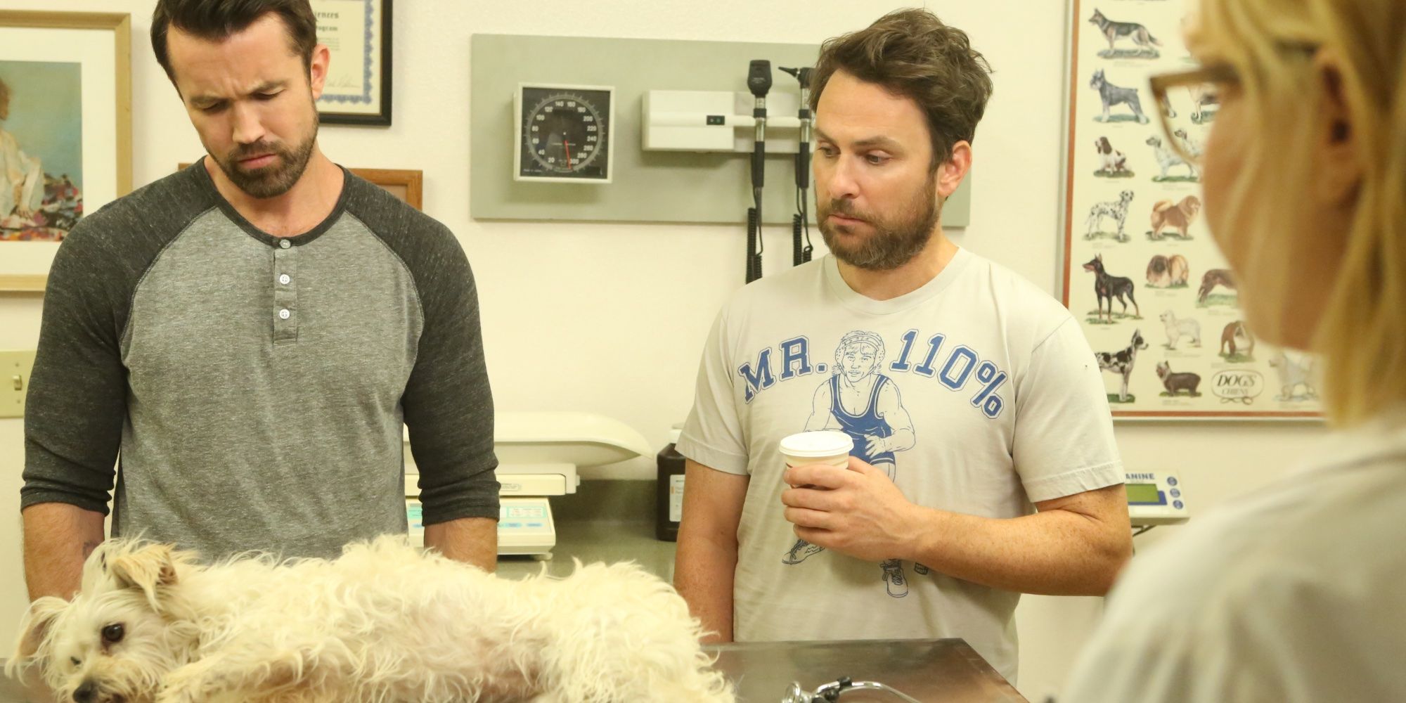 Rob McElhenney and Charlie Day in It's Always Sunny in Philadelphia Season 14 FX